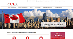 Desktop Screenshot of caneximmigration.com